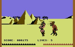 Fighting Warrior screenshot 5 for Commodore 64